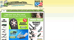 Desktop Screenshot of loggerheadtools.com